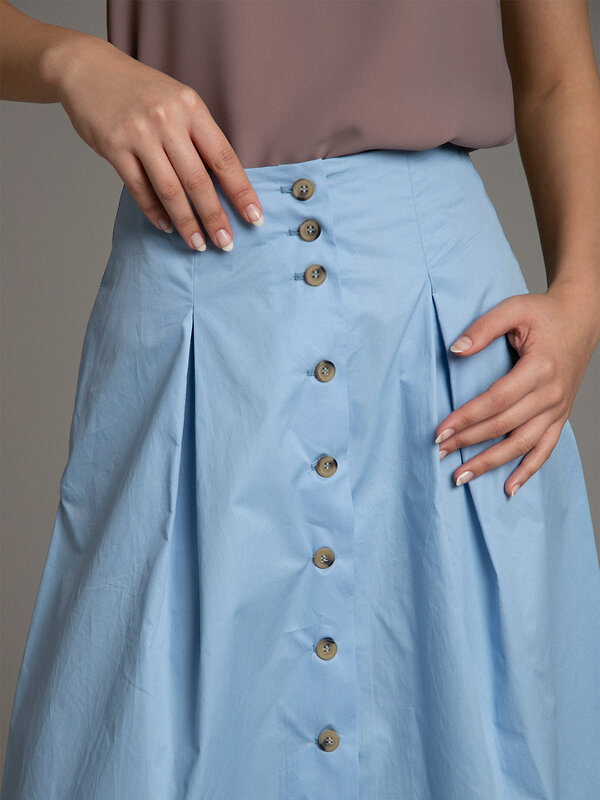 Emka Fashion Юбка 94126 S887/morris голубой