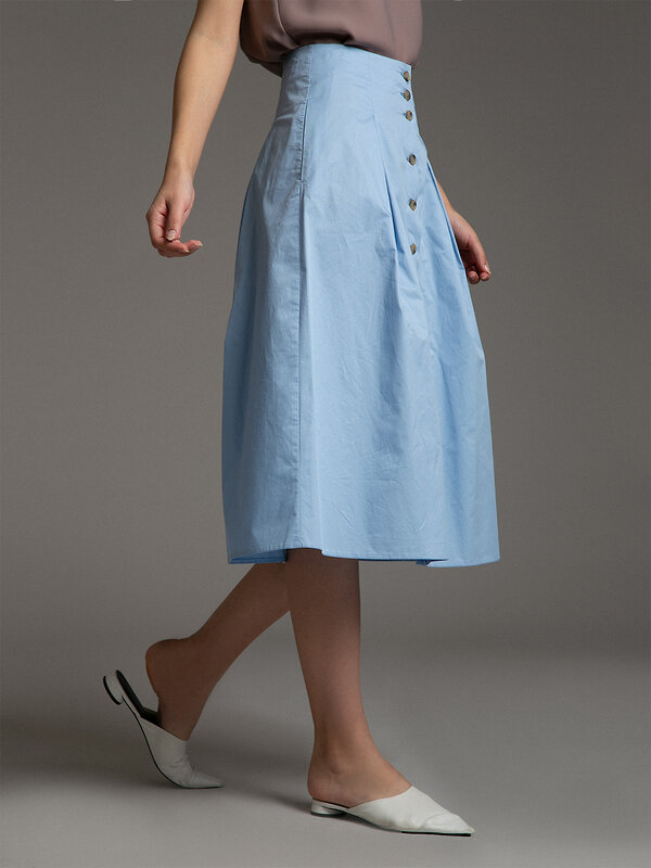 Emka Fashion Юбка 94126 S887/morris голубой