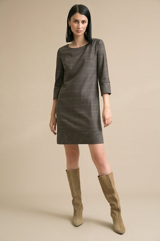 Emka Fashion Платье 94140 PL914/weyda коричневый