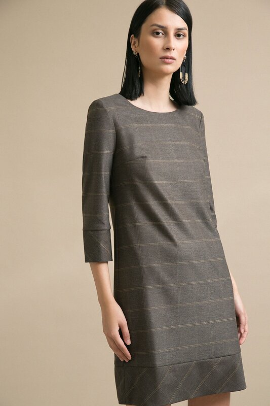 Emka Fashion Платье 94140 PL914/weyda коричневый
