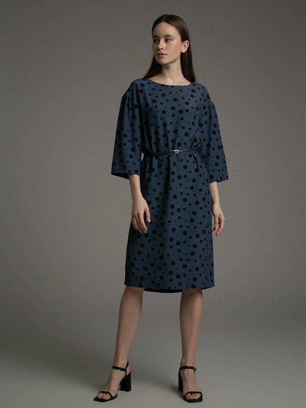Emka Fashion Платье 94599 PL1042/pasta темно-синий