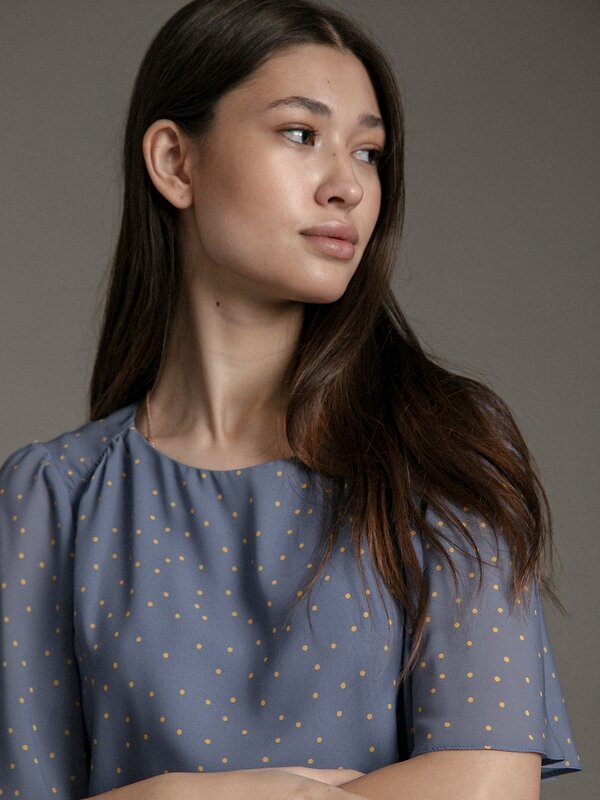 Emka Fashion Блузка 94601 B2513/dressy фиолетовый