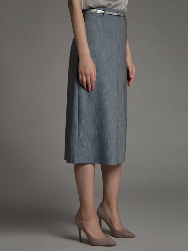 Emka Fashion Юбка 94612 S879/elegant синий