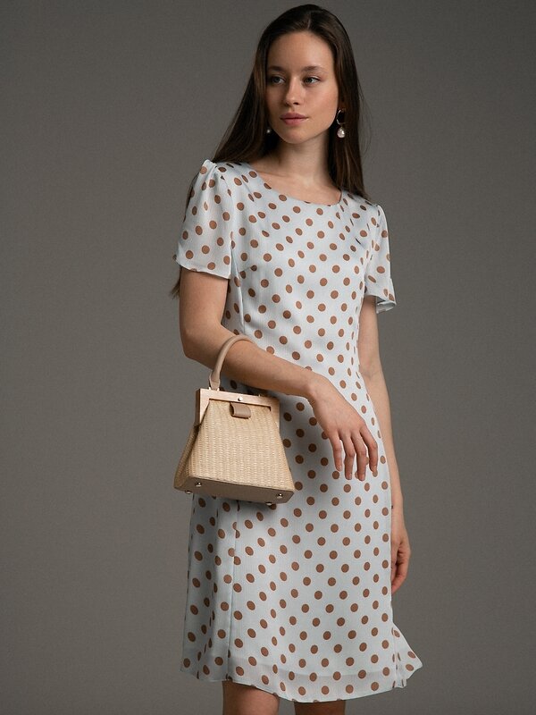 Emka Fashion Платье 94616 PL1039/lukas голубой