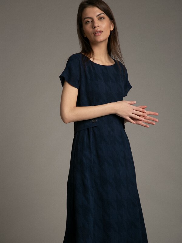 Emka Fashion Платье 94621 PL1011/desert темно-синий