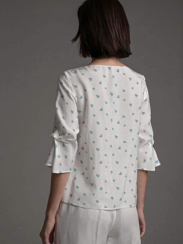 Emka Fashion Блузка 94622 B2463/river молочный