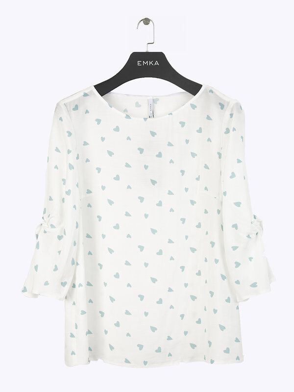 Emka Fashion Блузка 94622 B2463/river молочный