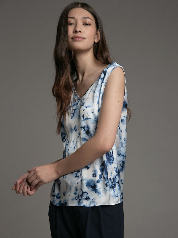 Emka Fashion Топ 94623 B2347/arusa голубой