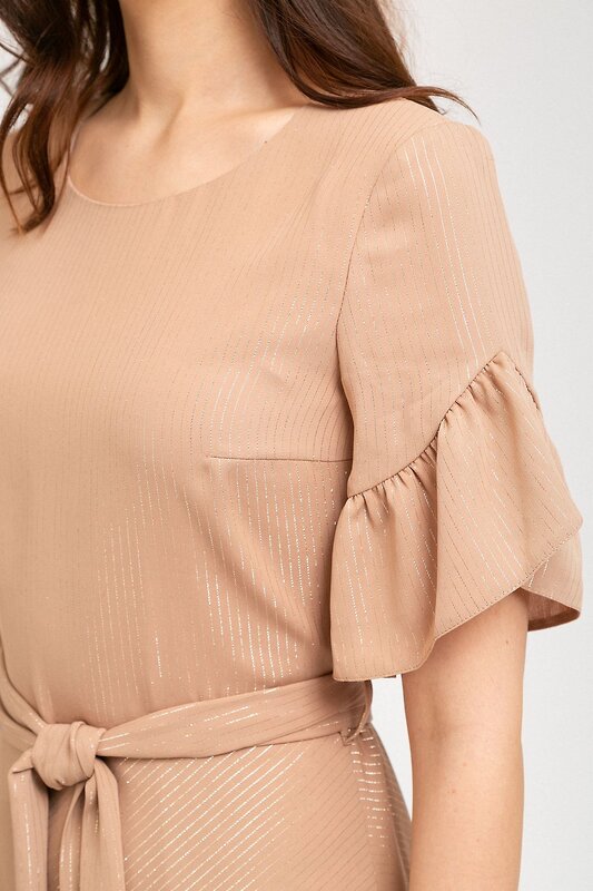 Emka Fashion Платье 95909 PL878/andrea бежевый, золотой
