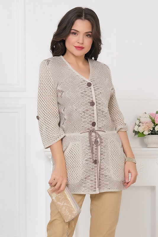 Ankoli Жакет 96118 М 2264 Кофейный