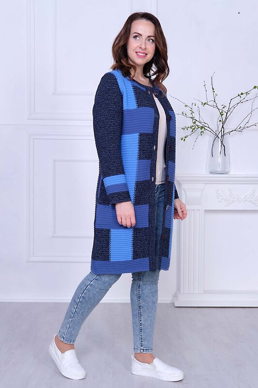 Ankoli Кардиган 98661 35651 джинсовый микс