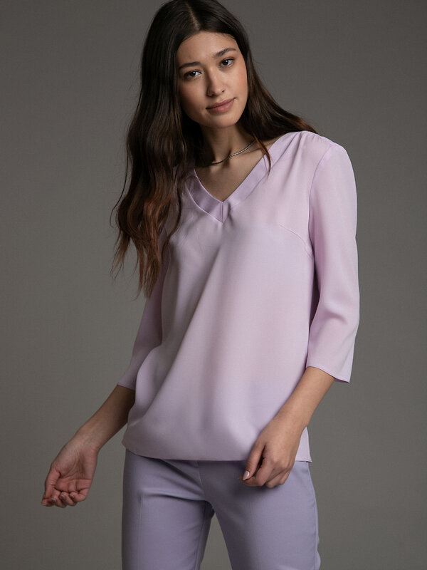 Emka Fashion Блузка 98856 B2502/lolla сиреневый