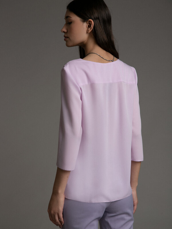 Emka Fashion Блузка 98856 B2502/lolla сиреневый