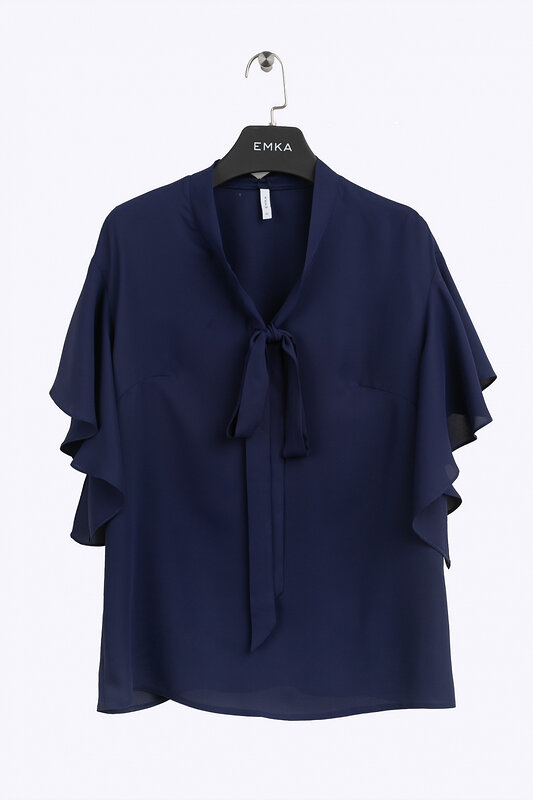 Emka Fashion Блузка 98857 B2516/beni темно-синий