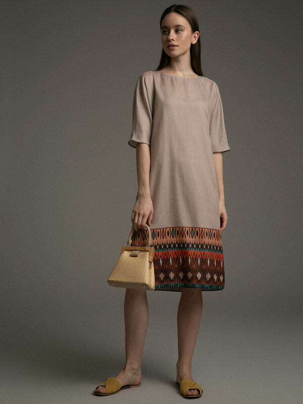 Emka Fashion Платье 98859 PL1020/carolina бежевый
