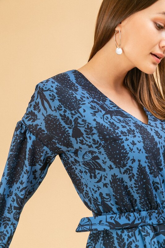Emka Fashion Платье 99901 PL961/olesya синий