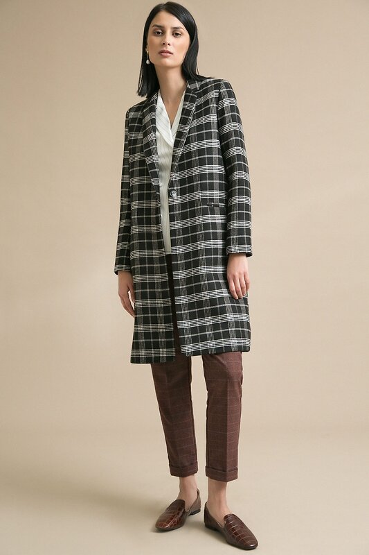 Emka Fashion Пальто 100979 R026/bono черный, белый