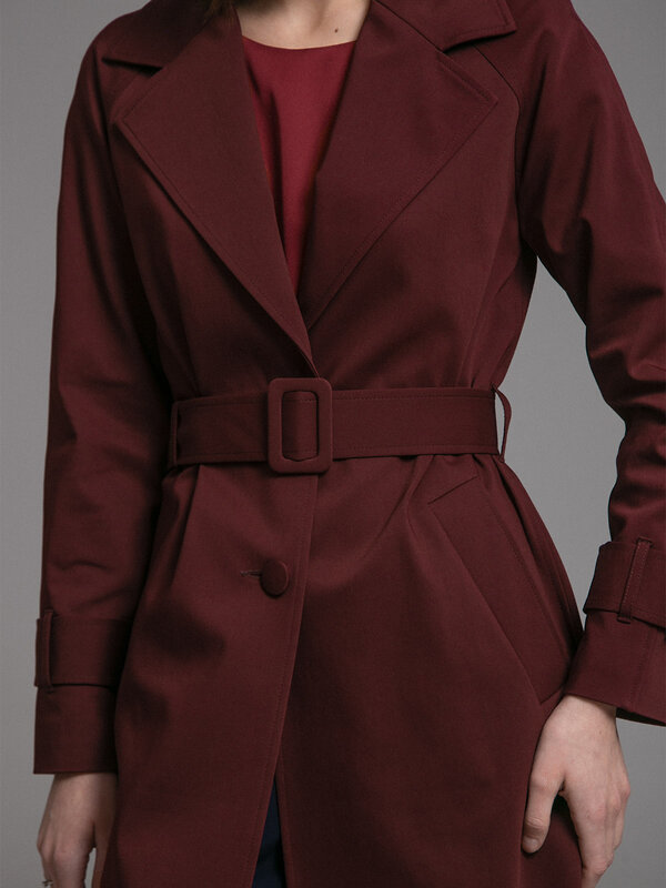 Emka Fashion Плащ 100994 T018/loana бордовый
