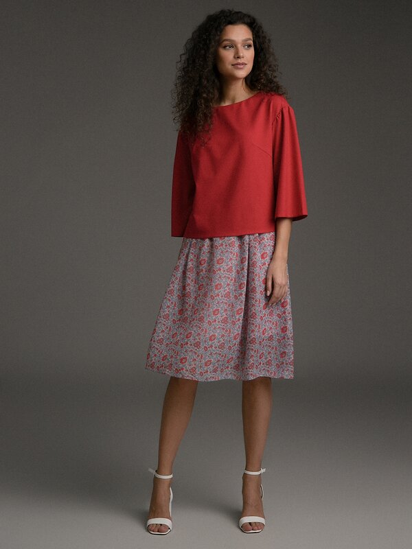 Emka Fashion Юбка 101961 S922/mono розовый