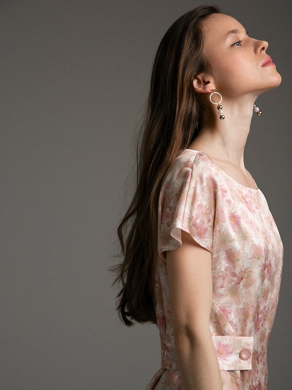 Emka Fashion Платье 101968 PL1011/derly кремовый