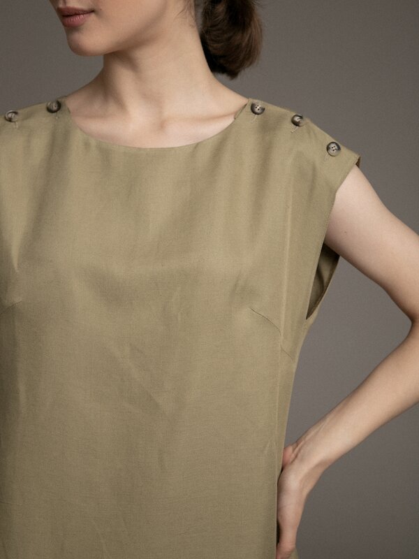 Emka Fashion Платье 101973 PL1037/robin хаки
