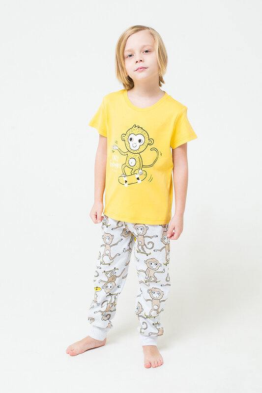 CROCKID Пижама 107505 К 1554 горчица