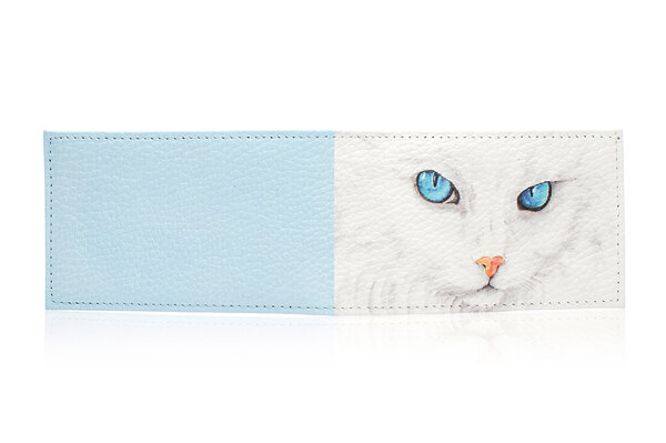 Eshemoda Визитница 18553 "White cat"