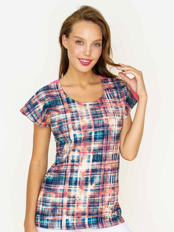 Binita Футболка 124635 254-1 Сине-коралловый