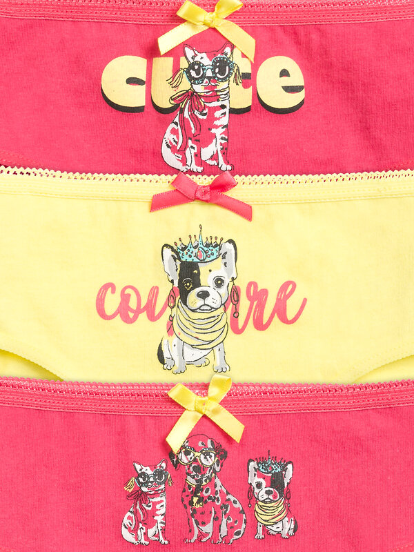 PELICAN Трусы 132917 GULB3210(3) Малиновый/желтый