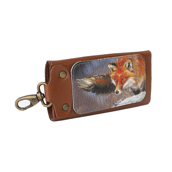 Eshemoda Ключница 136930 "Королевский фазан" Коричневый