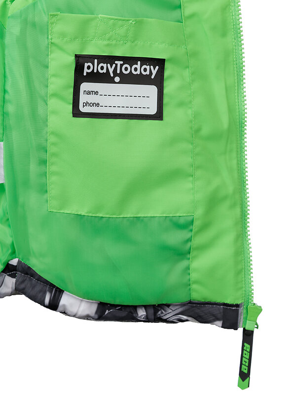 PLAYTODAY Жилет 149240 12112404 зеленый, черный, белый