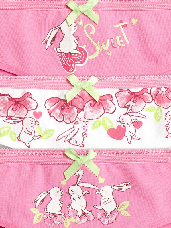 PELICAN Трусы 152728 GULB3228/1(3) Малиновый/белый/малиновый