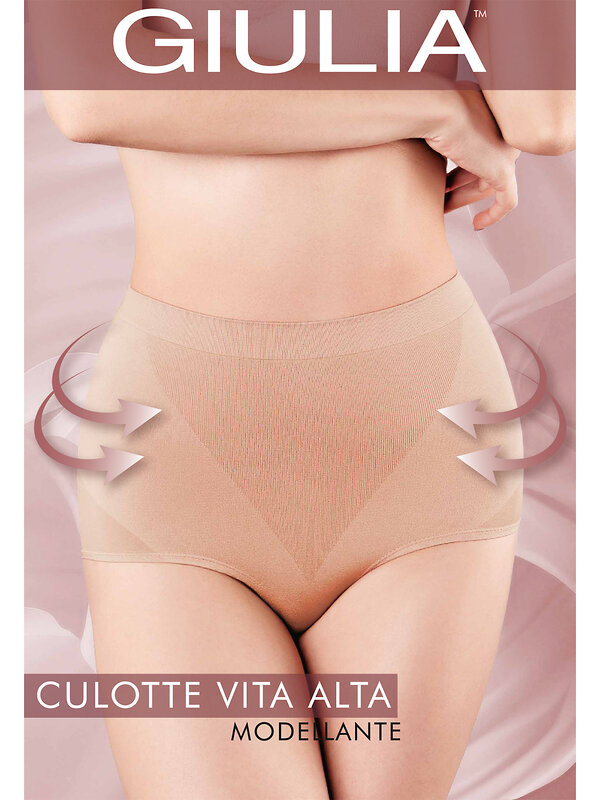 JS Giulia Трусы 162436 CULOTTE VITA ALTA MODELLANTE черный