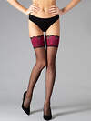 JS Gatta Чулки 232570 ARS AMANDI ROSE nero/rosso gtt