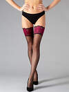 JS Gatta Чулки 232570 ARS AMANDI ROSE nero/rosso gtt
