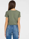Апрель Футболка 239744 1ЖДФК4164001 оливковый