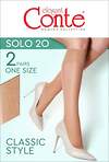 Conte elegant Гольфы 241107 SOLO 20 (2 пары) 