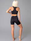 Giulia Шорты 244256 SHORTS RIB WELLNESS nero