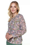 RISE Блузка 250248 4130-24/02 Нежно-сиреневый, белый