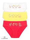 PELICAN Трусы 250455 GULB3281/1(3) Белый/желтый/красный