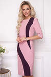 Bellovera Платье 268609 26П2087 бордовый, розовый