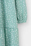CROCKID Платье 275783 КР 5770 мятный зеленый, крапинки