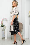 LT Collection Платье 284187 П5432 бежевый, чёрный
