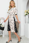 LT Collection Платье 284187 П5432 бежевый, чёрный