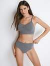 JS Omsa Трусы 284558 БOmD S Melange 2212-01SS slip alto grigio melange