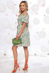 LT Collection Платье 288839 П5486 мультиколор (пудровый, зелёный, оранжевый)
