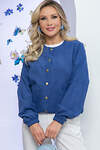 LT Collection Бомбер 290073 Б5526 джинсовый