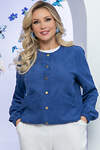 LT Collection Бомбер 290073 Б5526 джинсовый