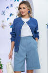 LT Collection Бомбер 290073 Б5526 джинсовый