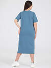 Апрель Платье 290282 1ЖПК4279804 темно-голубой